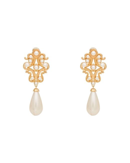 Moschino Metallic Ohrring