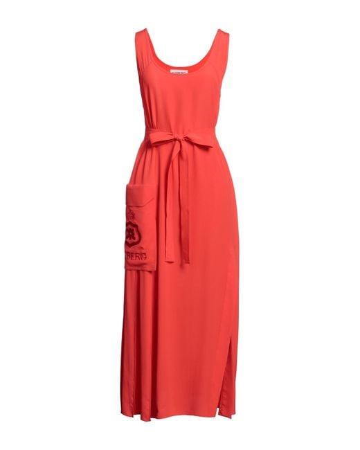 Iceberg Red Midi-Kleid