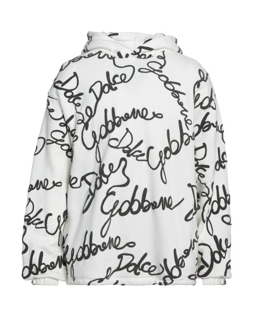 Dolce & Gabbana White Sweatshirt for men