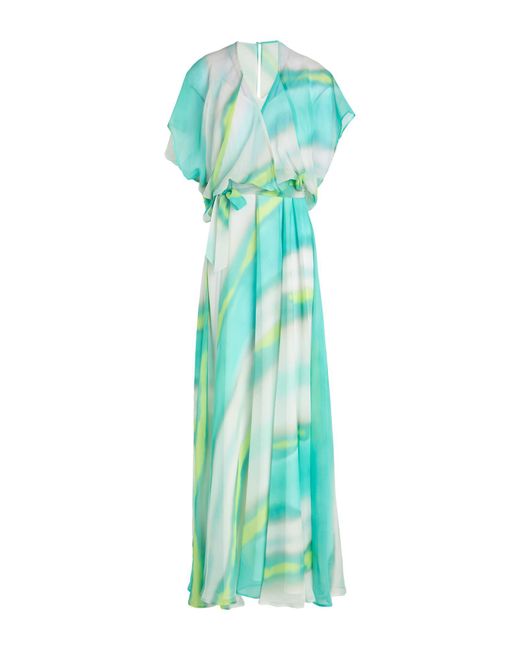Marella Green Maxi Dress Polyester