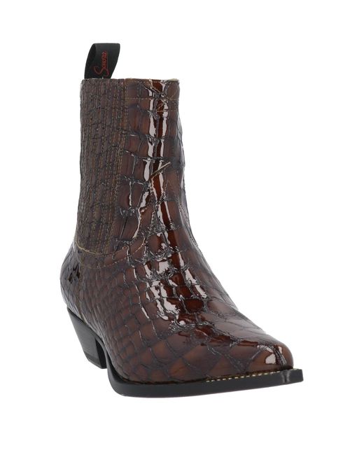 Sonora Boots Brown Ankle Boots