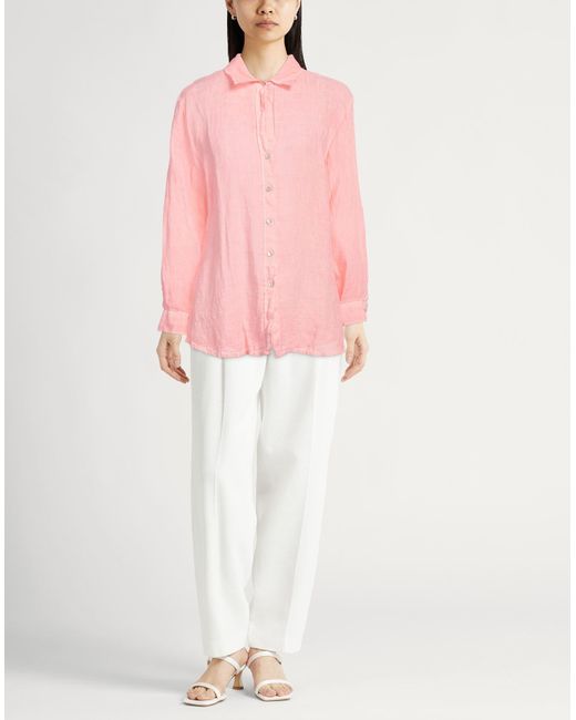 120% Lino Pink Hemd