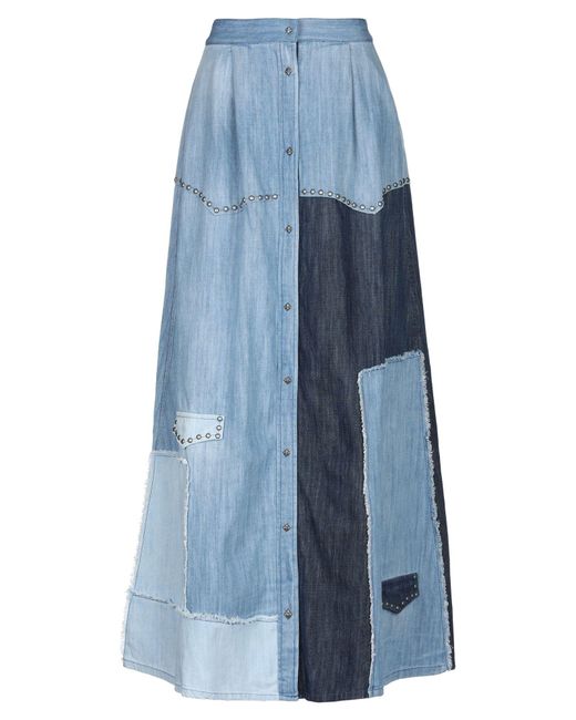 Gonna jeansJohn Richmond in Denim di colore Blu | Lyst