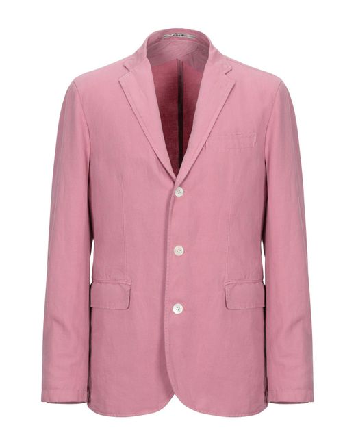 AT.P.CO Cotton Blazer in Pastel Pink (Pink) for Men Lyst