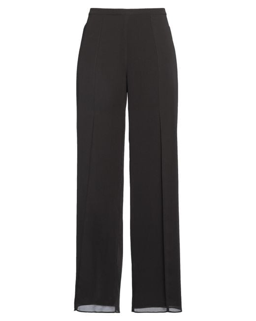 Diana Gallesi Black Pants Polyester