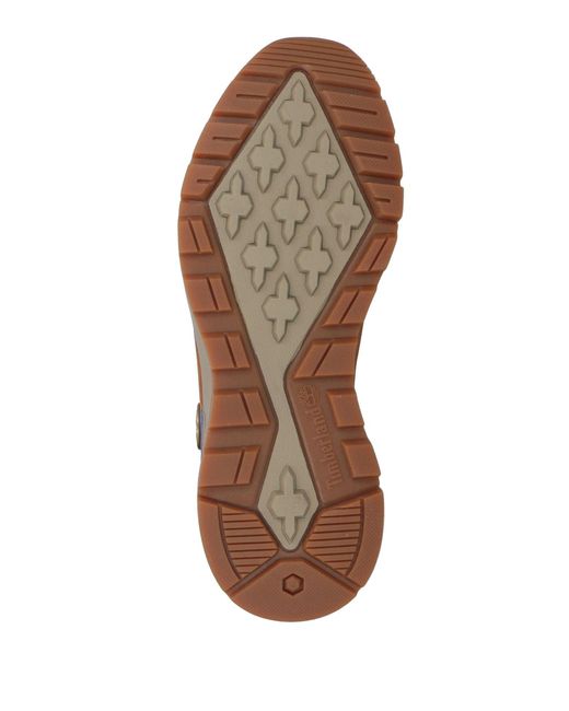 Timberland Brown Ankle Boots Leather, Textile Fibers for men