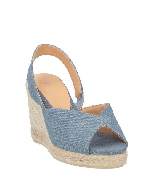Castaner Blue Espadrilles Textile Fibers
