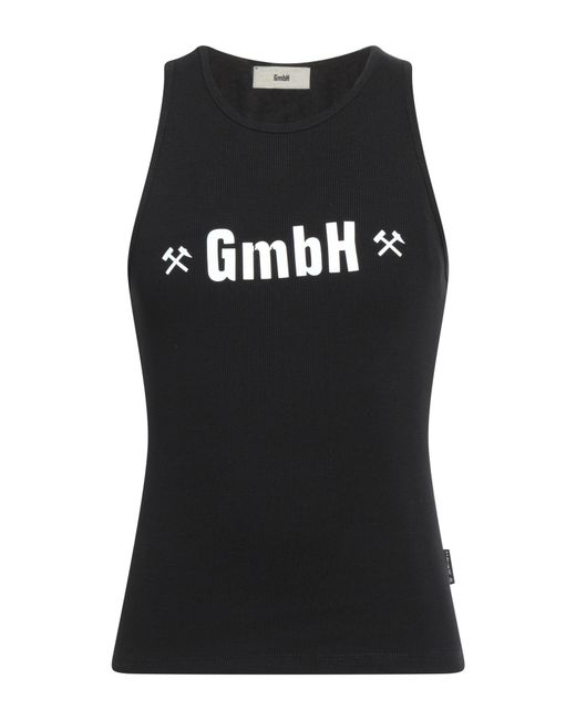 GmbH Black Tank Top for men