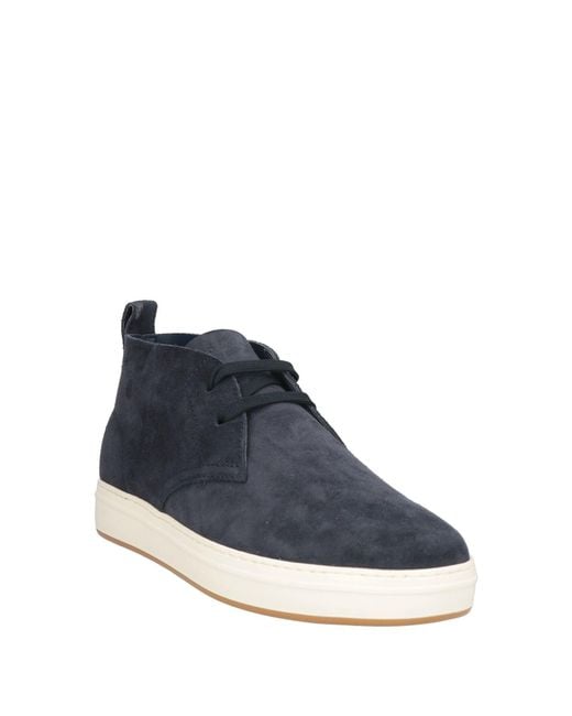 Hogan Blue Ankle Boots for men