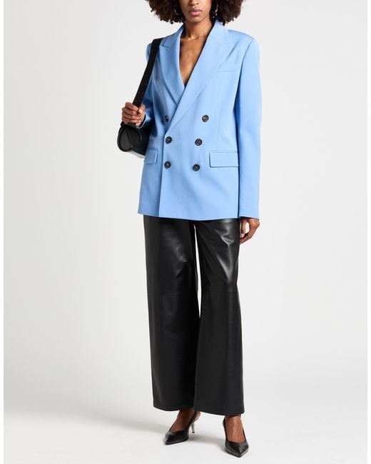 DSquared² Blue Azure Blazer Virgin Wool
