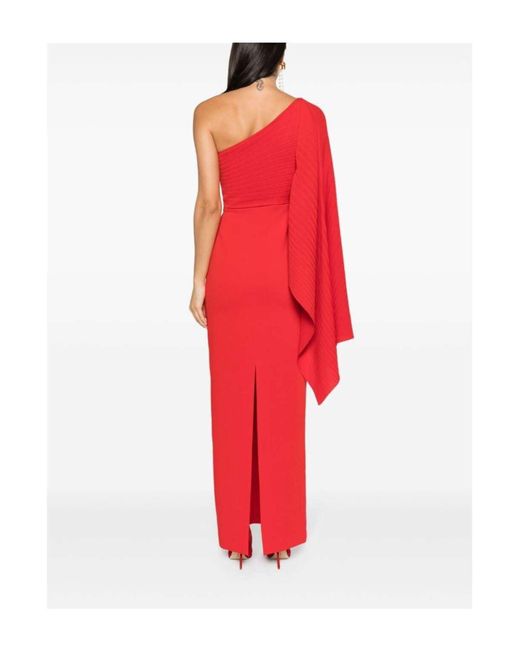 Solace London Red Maxi-Kleid