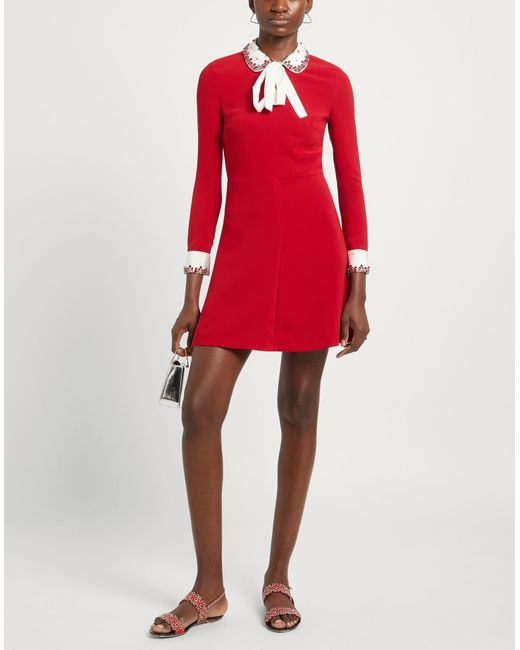 Robe courte RED Valentino en coloris Red
