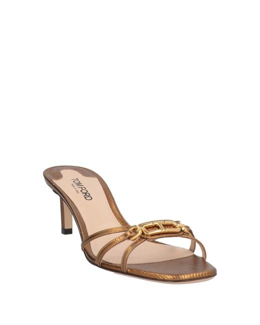 Tom Ford Natural Sandals