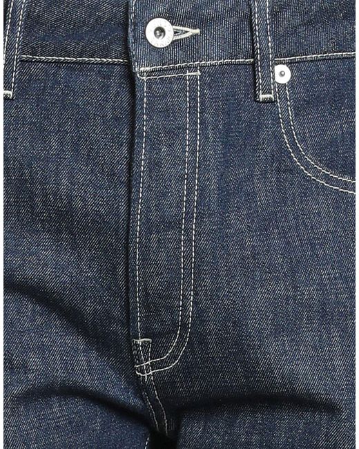 KENZO Blue Jeans Cotton, Elastane for men