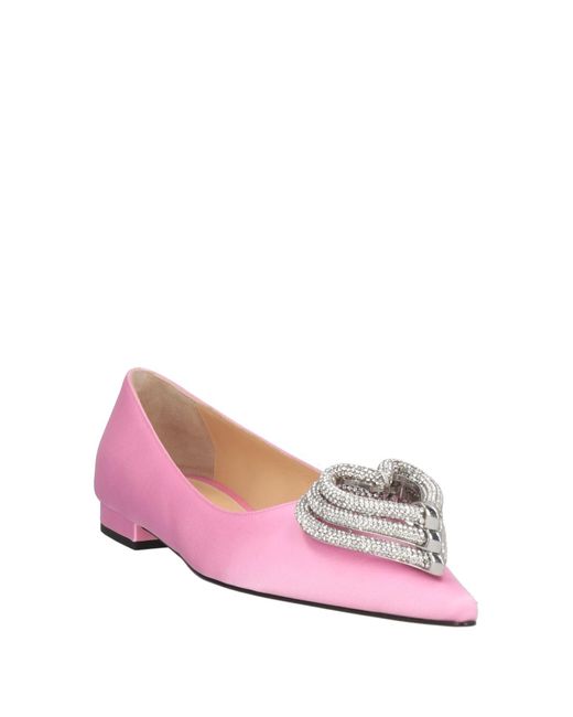 Mach & Mach Pink Ballet Flats