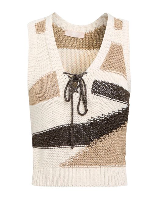 Pullover Liu Jo de color Natural