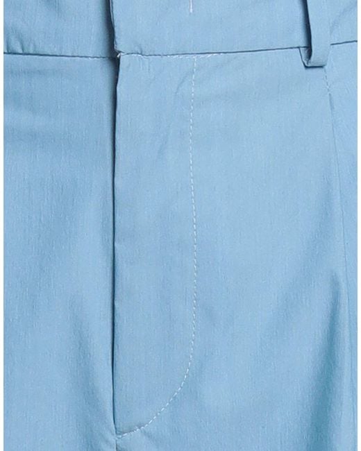 PT Torino Blue Pants Cotton, Polyamide, Elastane