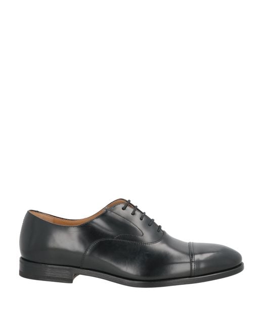 Henderson Gray Lace-Up Shoes Leather for men