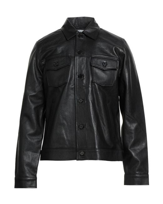 Officine Generale Black Jacket for men