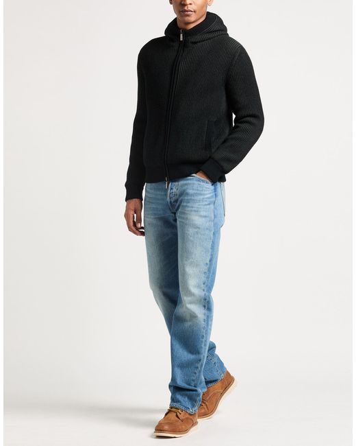 Moorer Black Jacket Virgin Wool for men