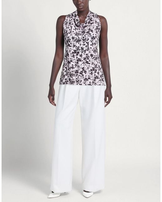Please White Lilac Top Polyester, Elastane