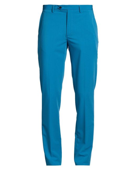 Barbati Blue Deep Pants Polyester, Viscose, Elastane for men