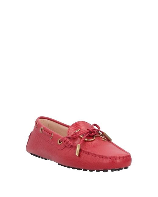 Tod's Red Loafer