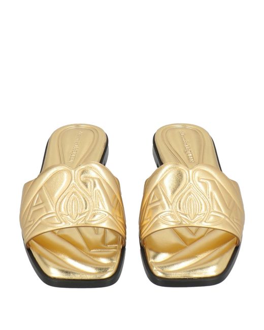 McQueen Metallic Sandals