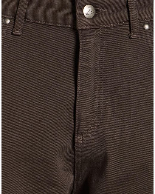Berna Brown Pants Cotton, Elastane