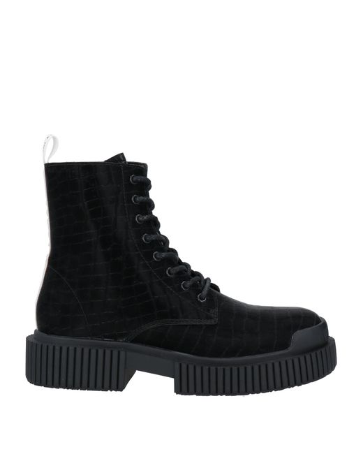ARMANI EXCHANGE Black Ankle Boots