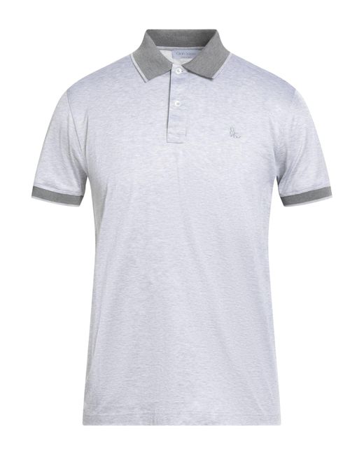 Gran Sasso White Polo Shirt Cotton for men