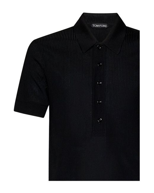 Tom Ford Poloshirt in Black für Herren