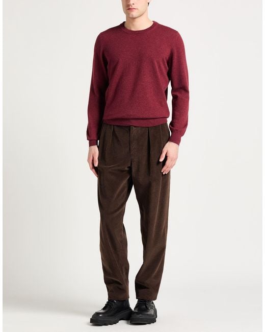 Pullover di Brunello Cucinelli in Red da Uomo