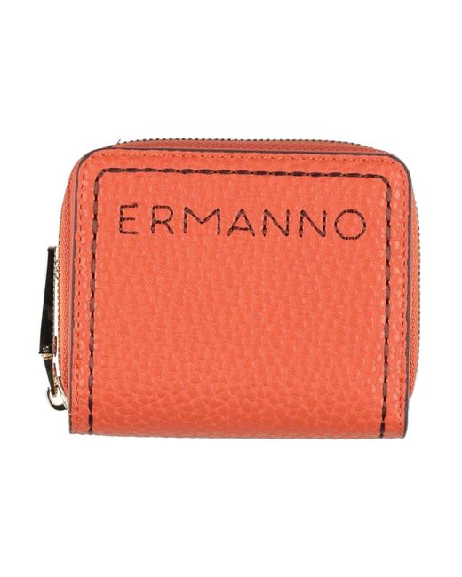 ERMANNO FIRENZE Orange Wallets