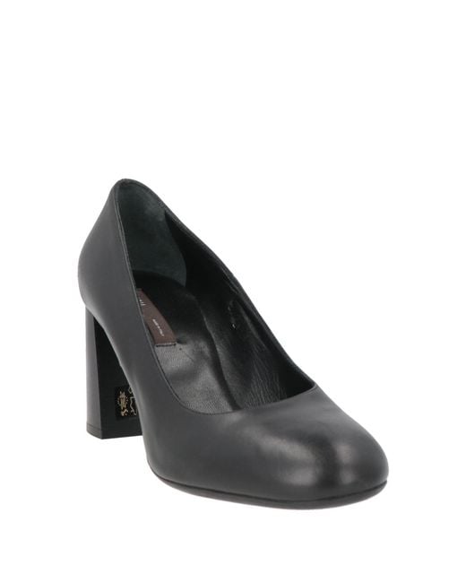 Frau Gray Pumps Leather