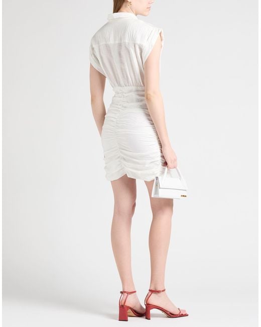 knee length dresses for ladies SANDRO Seville double-breasted woven mini dress
