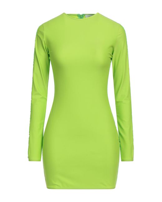 Gcds Green Mini Dress