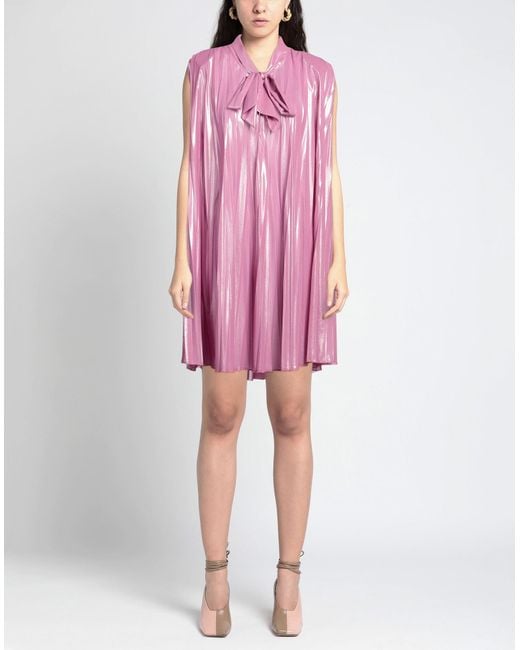 Hanita Pink Mini Dress