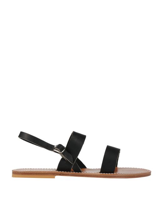 K. Jacques Black Sandals