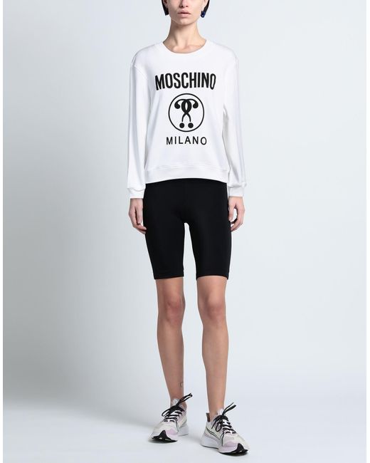 Moschino White Sweatshirt