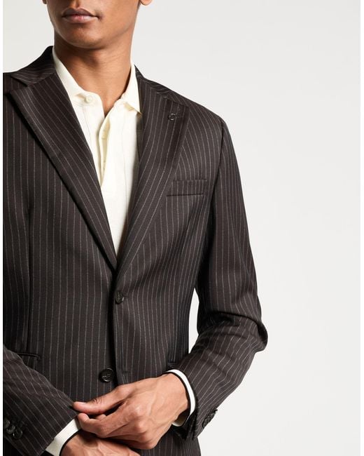 Paoloni Black Suits for men