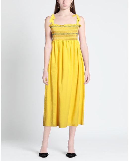 Caliban Yellow Maxi Dress