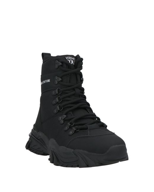 Versace Jeans Couture Black Ankle Boots for men