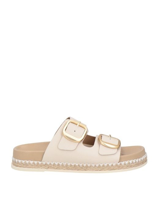 Steve Madden Natural Espadrilles Leather