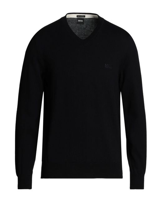 BOSS by HUGO BOSS Sweater in Black for Men Lyst