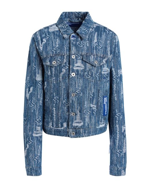 Karl Lagerfeld Blue Jeansjacke/-mantel