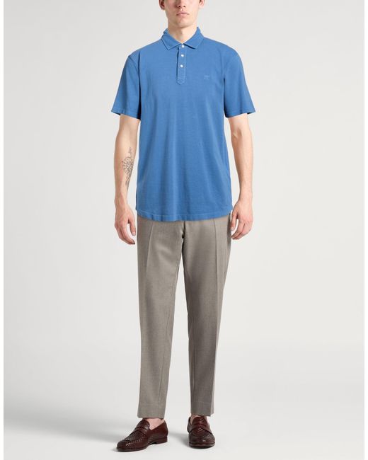 Polo Hackett de hombre de color Blue
