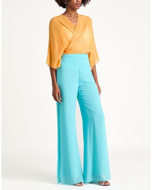Camilla Blue Pants Polyester