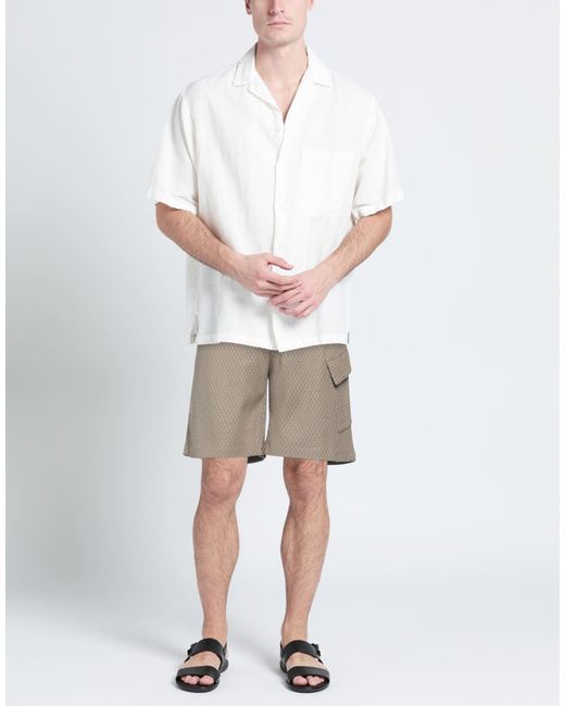 Emporio Armani Gray Shorts & Bermuda Shorts for men