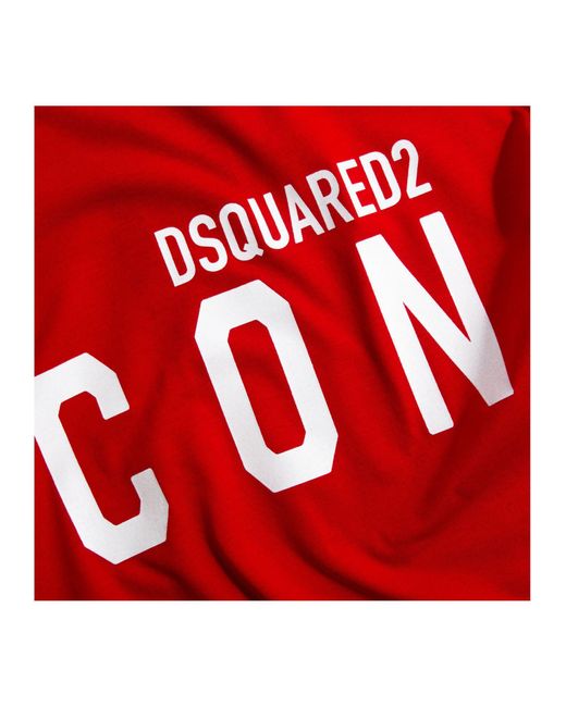 DSquared² Red Midi-Kleid